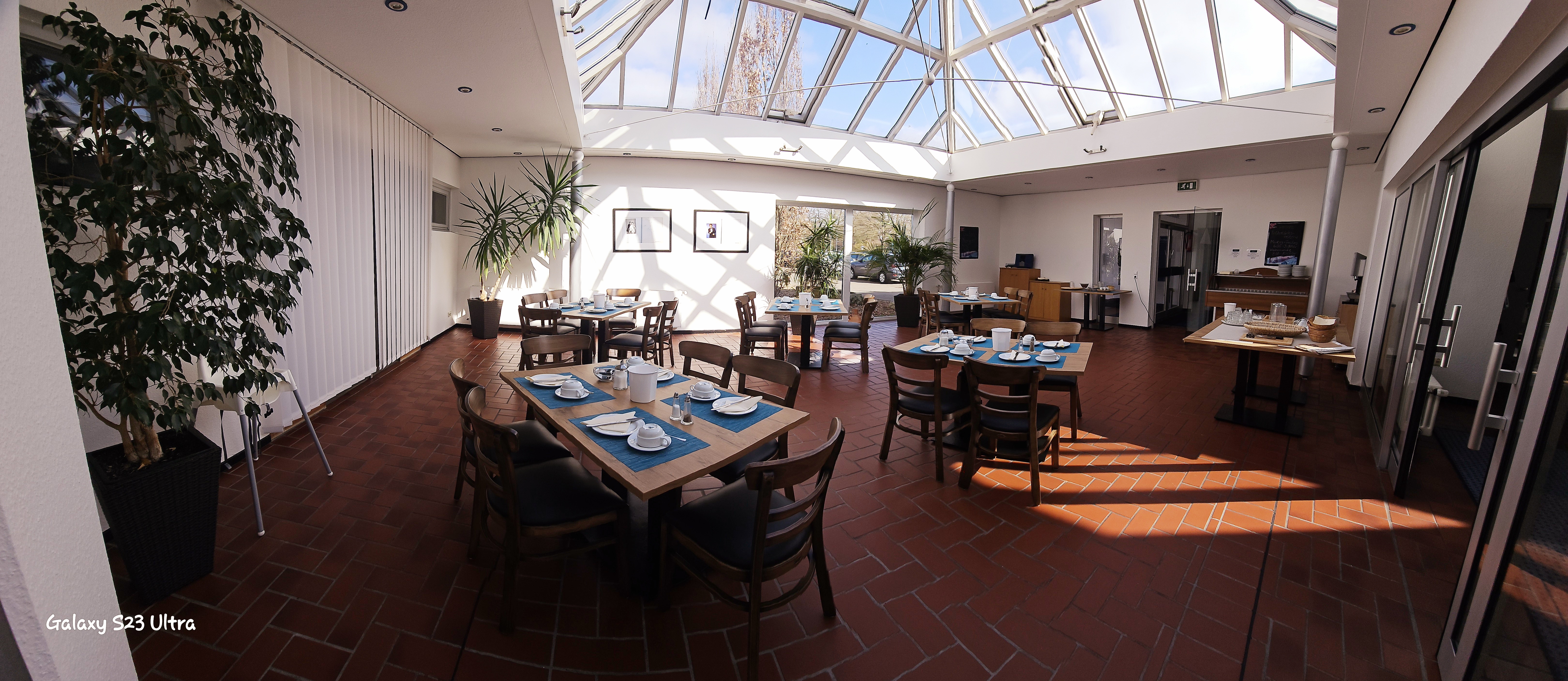 Frühstücksraum im Aparthotel Höper